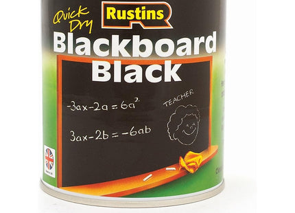 Rustins Blackboard Black Paint 1 Litre