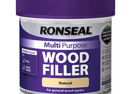 Ronseal 465g Multi-Purpose Wood Filler Tub - Natural MPWFN465