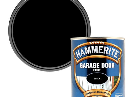 Hammerite Garage Door Paint, Black, 750ml
