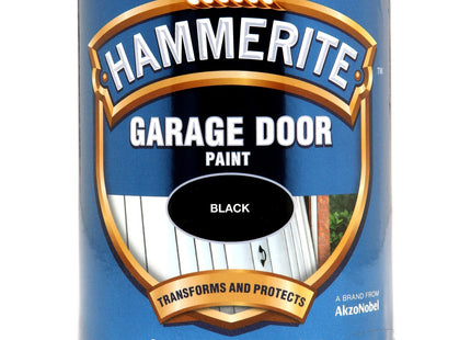 Hammerite Garage Door Paint, Black, 750ml