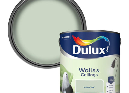Dulux Matt Emulsion Paint For Walls And Ceilings - Willow Tree 2.5 Litre
