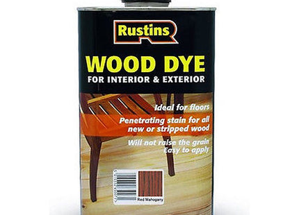 Rustins Wood Dye Red Mahogany 250ml
