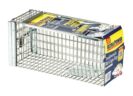 STV The Big Cheese Ultra Power Live Animal Trap - Humane Catch-Alive Cage for Squirrels & Small Animals Heavy-Duty Steel Construction