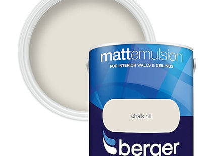 Berger Matt Emulsion 2.5 Litre Chalk Hill