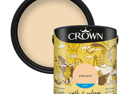 Crown Retail Core Emulsion Matt Pale Gold 2.5 Litre