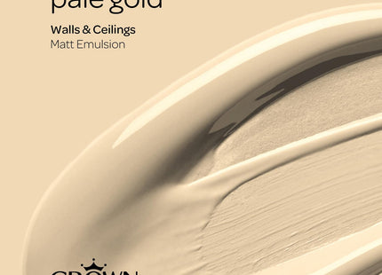 Crown Retail Core Emulsion Matt Pale Gold 2.5 Litre