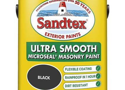 Sandtex Retail Ultra Smooth Masonry Black 2.5 Litre