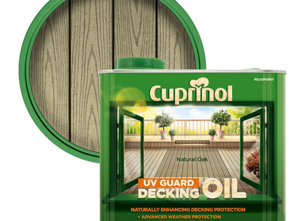 Cuprinol Decking Oil Oak 2.5 Litre CUPDONO25L