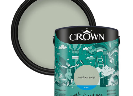 Crown Matt 2.5 Litre Emulsion - Mellow Sage