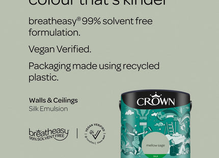 Crown Silk 2.5 Litre Emulsion - Mellow Sage