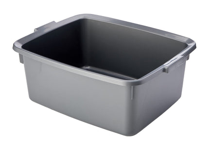 Addis 5 Star Rectangular Washing Up Bowl Metallic 12 Litre 502813