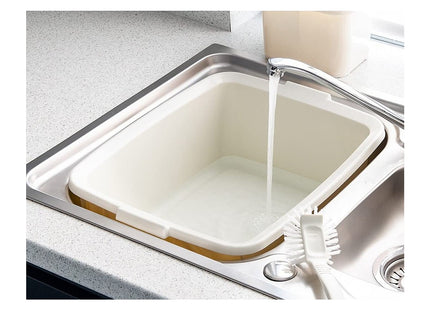 Addis 5 Star Rectangular Washing Up Bowl Linen 12 Litre 502814