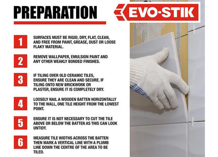 Evo-Stik Evode Wall Tile Adhesive 2.5 Litre