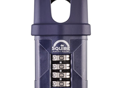 Squire Heavy Duty Padlock 4 Wheel Combination Padlock Alloy Steel for Corrosion Resistance Weatherproof Lock for Home, 50 mm CP50CS