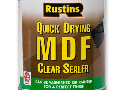 Rustins Quick Drying MDF Sealer Clear 500ml MDFS500