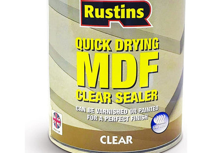 Rustins Quick Dry MDF Sealer - Professional Sealant for Rapid Results 1 Litre