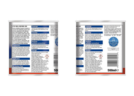 Rustins Quick Drying Radiator Enamel Satin 500ml - Durable, Long-Lasting Finish for Radiators That Stands the Test of Time