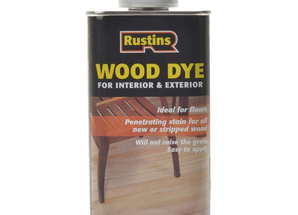 Rustins Wood Dye Ebony 250ml