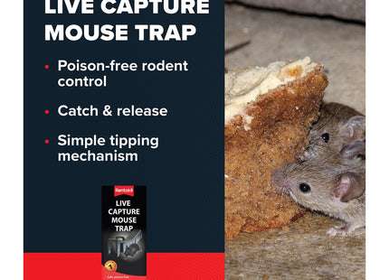 Rentokil Live Capture Mouse Traps Blister