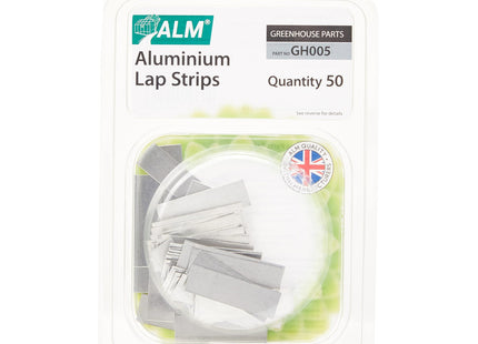 ALM Manufacturing Flat Aluminium Lap Strip, 40mm L x 12mm W GH005