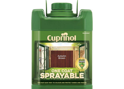 Cuprinol One Coat Sprayable Fence Treatment Forest Green 5 Litre