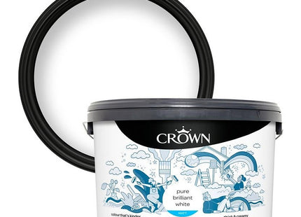 Crown Emulsion Brilliant White 10 Litre Matt