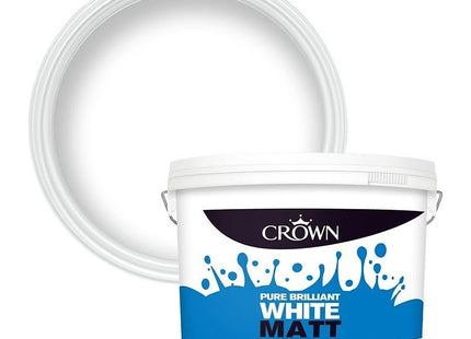 Crown Emulsion Brilliant White 10 Litre Matt