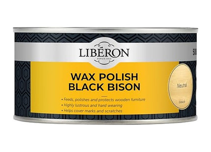 Liberon Wax Polish Black Bison Paste 500ml 500g 126878