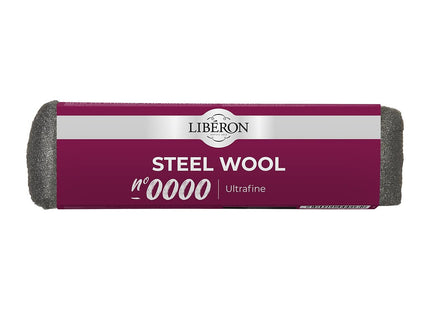 Liberon Steel Wool - Ideal For Delicate Surfaces - Smooths Back Between Coats - Cleans & Polishes Metals - Grade 0000 (Ultrafine) - 100g