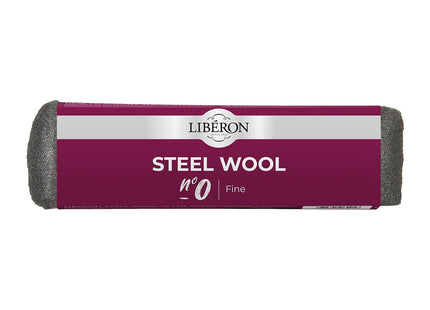 Liberon Steel Wool - Ideal For Surface Preparation - Smooths Wood & Metal Surfaces - Removes Built-up Wax Polish - Grade 0 (Fine) - 100g