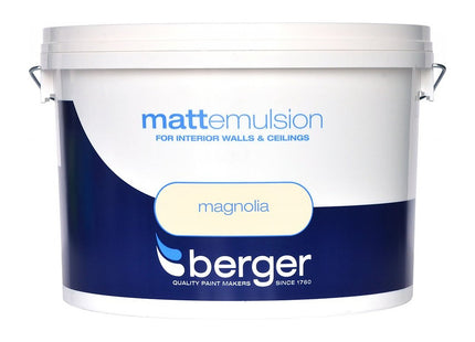 Berger Vinyl Matt 10 Litre Magnolia