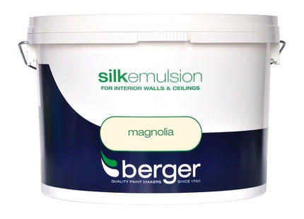 Berger Vinyl Silk Magnolia Paint- 10 Litre