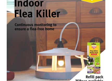 STV Zero In Flea Killer Continuous Flea Control with 7-Watt Heat Flea Lamp Chemical-Free & Covers 10-Metre Radius Flea Traps for Home & Indoor Use