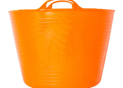 Red Gorilla Tubtrugs 38 Litre Large Flexible 2-Handled Recycled Tub, Orange