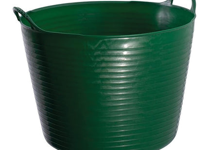Red Gorilla Tubtrugs 38 Litre Large Flexible 2-Handled Recycled Tub, Green