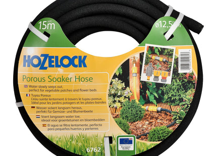 Hozelock Porous Hose 15 m: Microporous Hose for Economical Watering, Vegetable Gardens and Greenhouses: Ready to Use [6762P0000]
