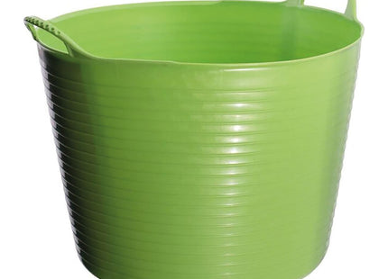 Red Gorilla Tubtrugs 38 Litre Large Flexible 2-Handled Recycled Tub, Pistachio