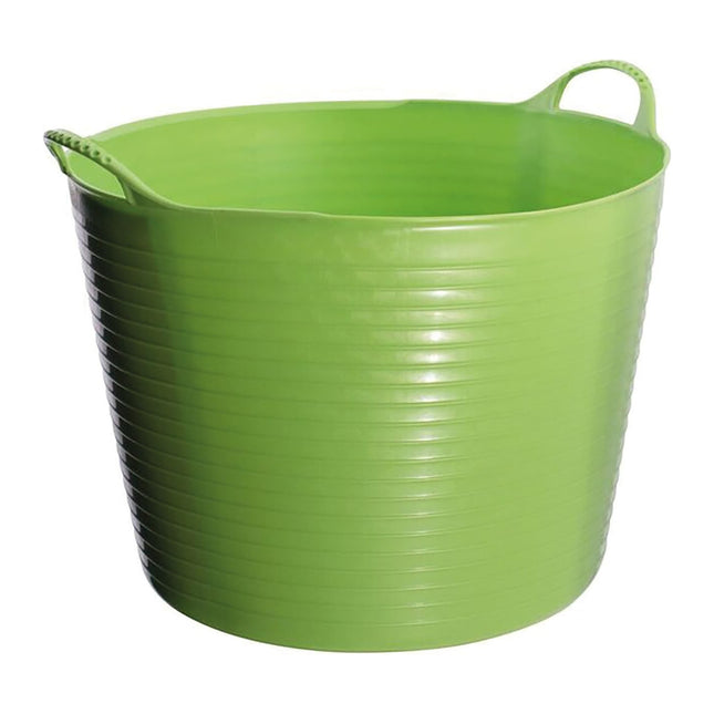 Red Gorilla Tubtrugs 38 Litre Large Flexible 2-Handled Recycled Tub, Pistachio