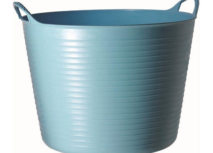 Red Gorilla Tubtrugs 38 Litre Large Flexible 2-Handled Recycled Tub, Sky Blue