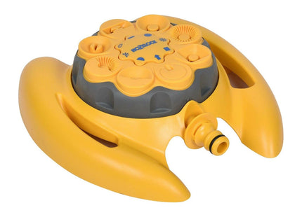Hozelock - Sprinkler Rotating 79 m_: Small-area Base-mounted Spray Sprinkler (� 10m), Ideal for Small Gardens: 8 Spray Patterns [2515P0000]