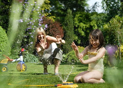 Hozelock - Sprinkler Rotating 79 m_: Small-area Base-mounted Spray Sprinkler (� 10m), Ideal for Small Gardens: 8 Spray Patterns [2515P0000]