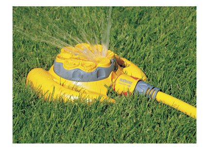 Hozelock - Sprinkler Rotating 79 m_: Small-area Base-mounted Spray Sprinkler (� 10m), Ideal for Small Gardens: 8 Spray Patterns [2515P0000]