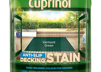 Cuprinol Exterior Woodcare, Vermont Green, 2.5 Litre