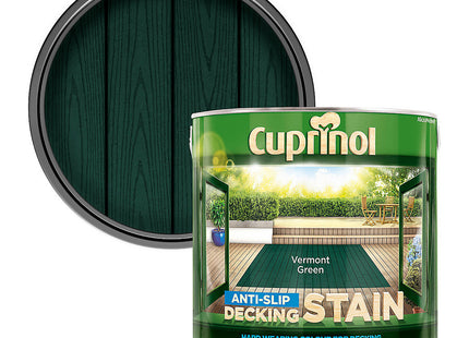Cuprinol Exterior Woodcare, Vermont Green, 2.5 Litre