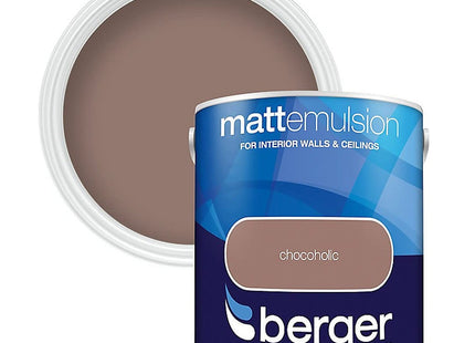 Berger 2.5 Litre Matt Emulsion Chocoholic