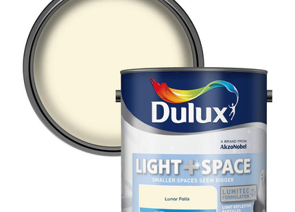 Dulux Light and Space Matt Emulsion Paint For Walls And Ceilings - Lunar Falls 2.5 Litre