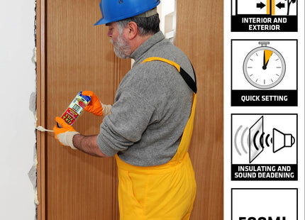 Everbuild Fix and Fill Quick Setting Expanding Foam, 500ml