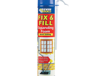 Everbuild Fix and Fill Quick Setting Expanding Foam, 750ml