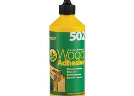 Everbuild All Purpose Waterproof Wood Adhesive 502 125ml EVBWOODBO125