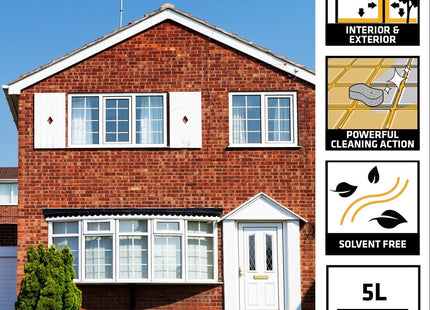 Everbuild Sika Brick & Patio Cleaner High Strength Brick and Patio Cleaner, 5 Litre